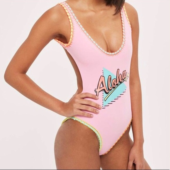 NEW Topshop “Aloha” One Piece - Picture 2 of 10